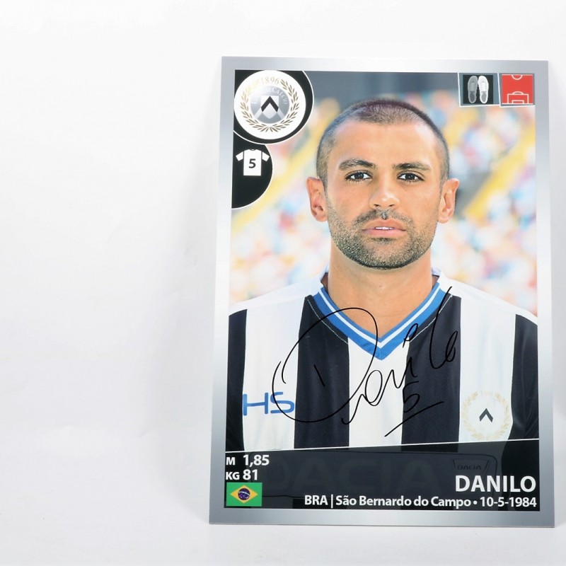 Danilo, Limited Edition Box and Signed Panini Maxi Sticker