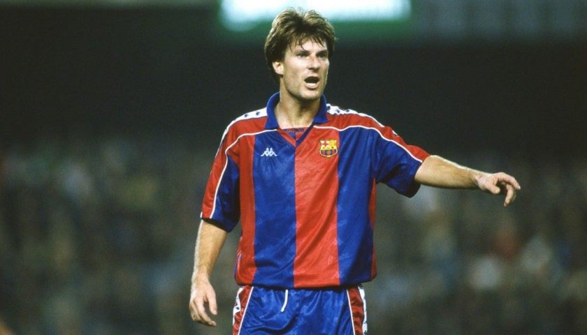 Laudrup Official Barcelona Signed Shirt, 1992/93