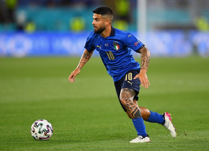 Maglia gara Insigne, Italia-Svizzera 2021