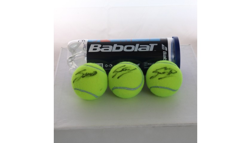 Tris Babolat di palline da Padel autografato da Legrottaglie