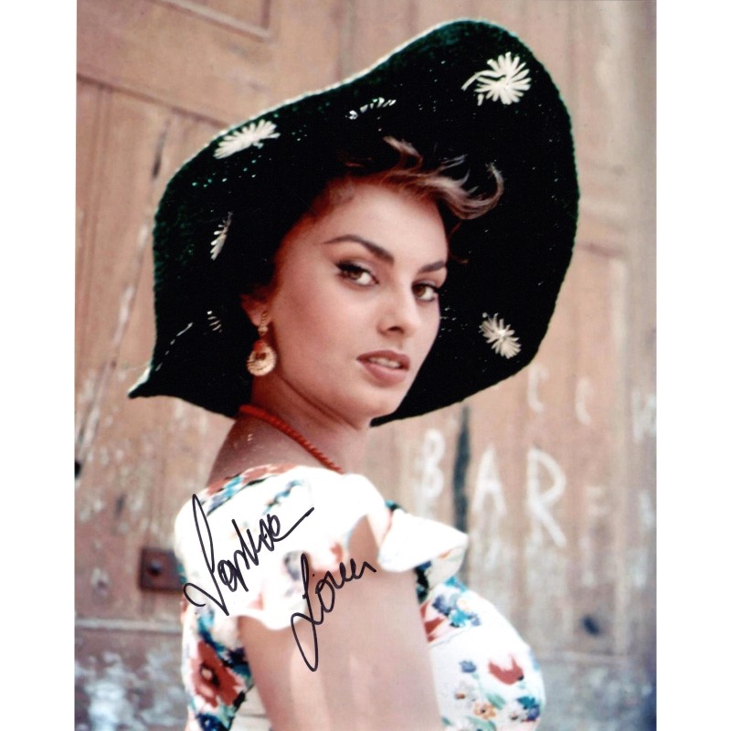 Fotografia autografata da Sophia Loren