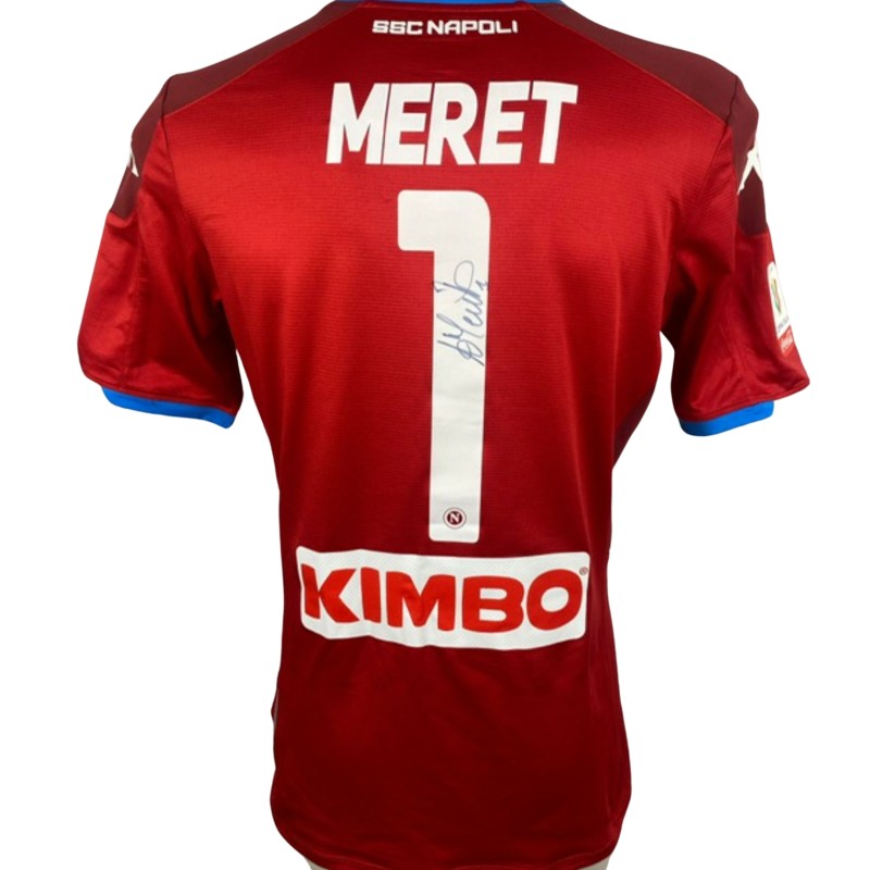 Meret's Signed Match-Issued Shirt, Napoli vs Juventus Coppa Italia Final 2019/20