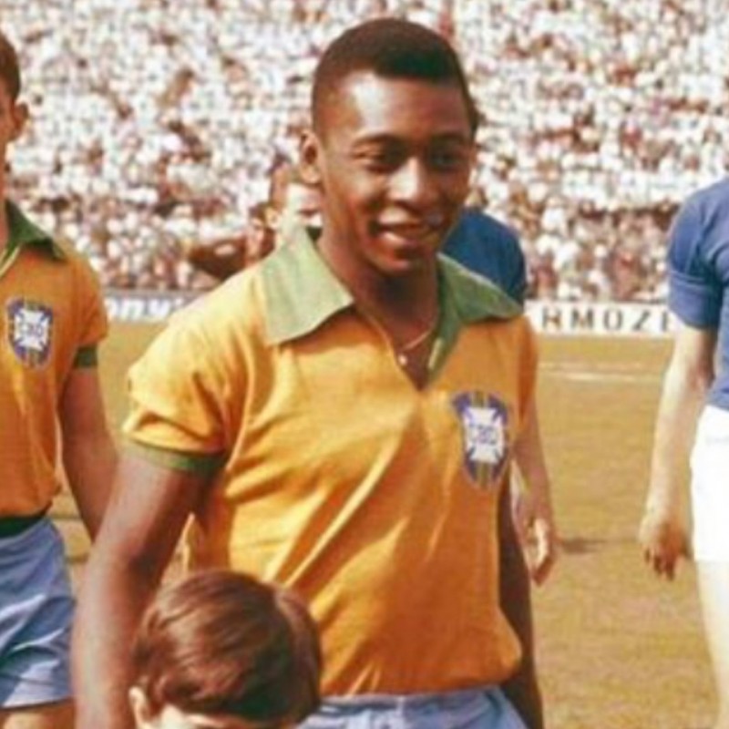 Pele Brazil 1962/1963 Match Worn Shirt 