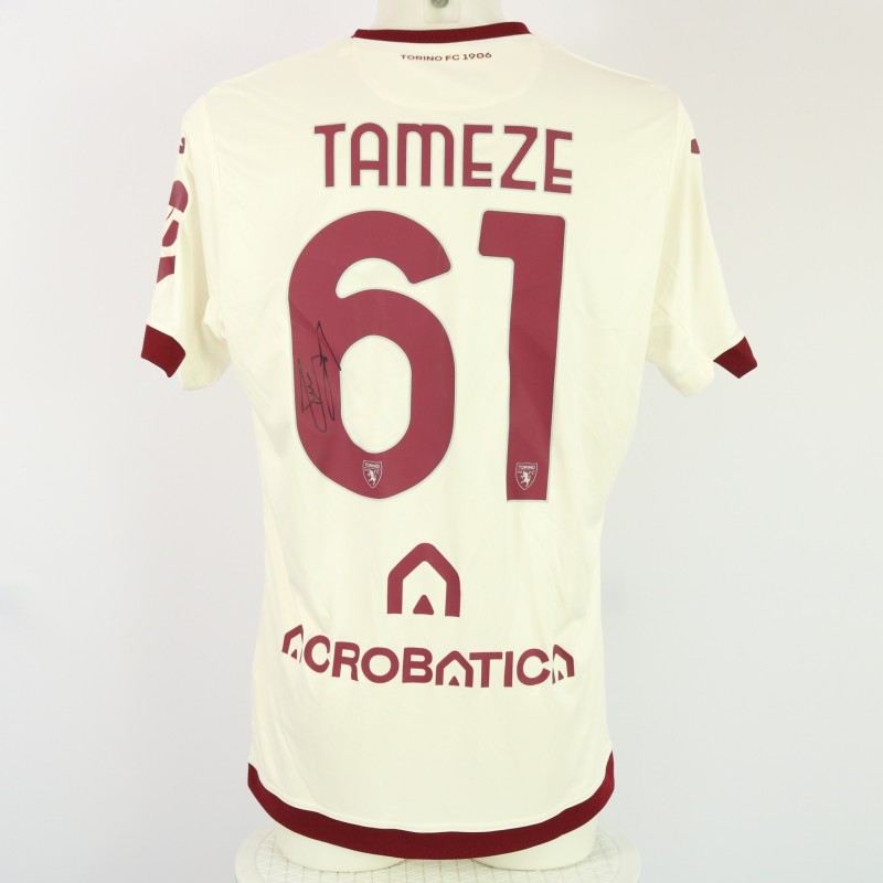 Maglia Tamèze unwashed Atalanta vs Torino 2024 - Autografata