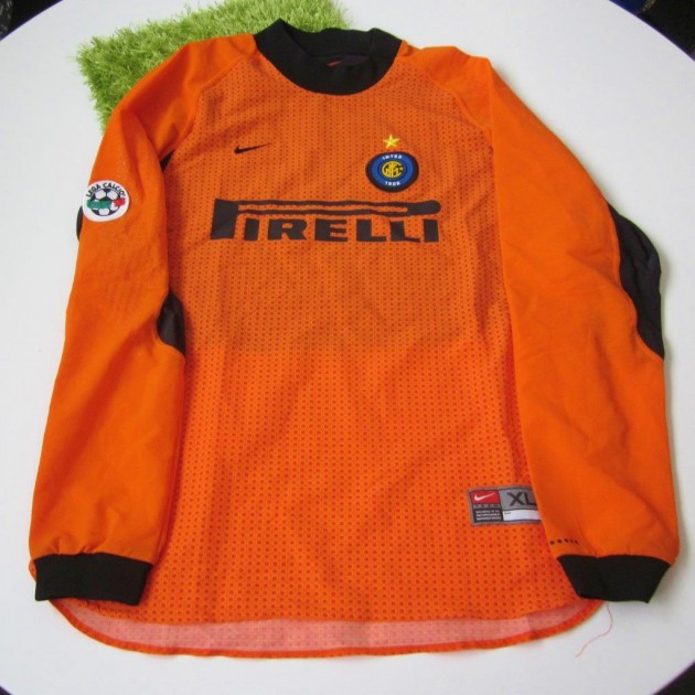 Frey match issued/worn shirt, Inter, Serie A 2000/2001