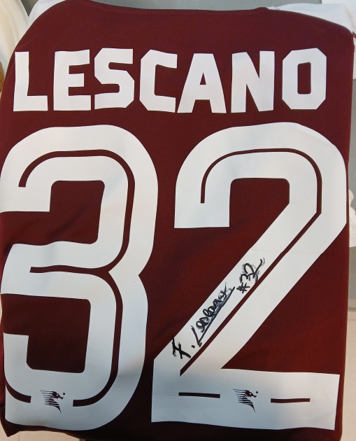 Lescano's Signed Unwashed Shirt, Salernitana vs AZ Picerno 2026 - Special Patch Earth Day