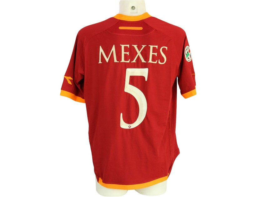 Mexes' Match-Worn Shirt Roma vs Messina 2007