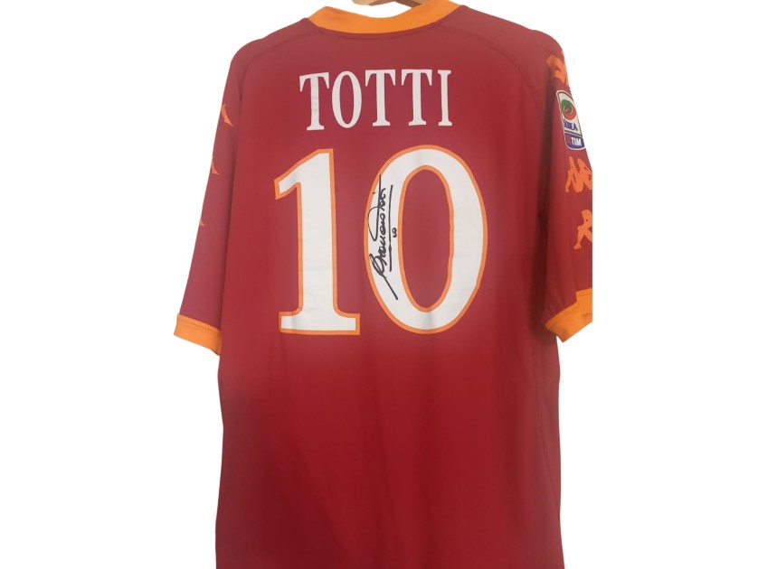Totti's Roma Match-Issued Shirt, 2010/11