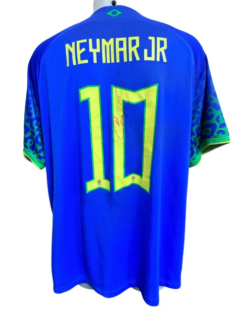 Neymar Brazil Official Signed Shirt, 2022 