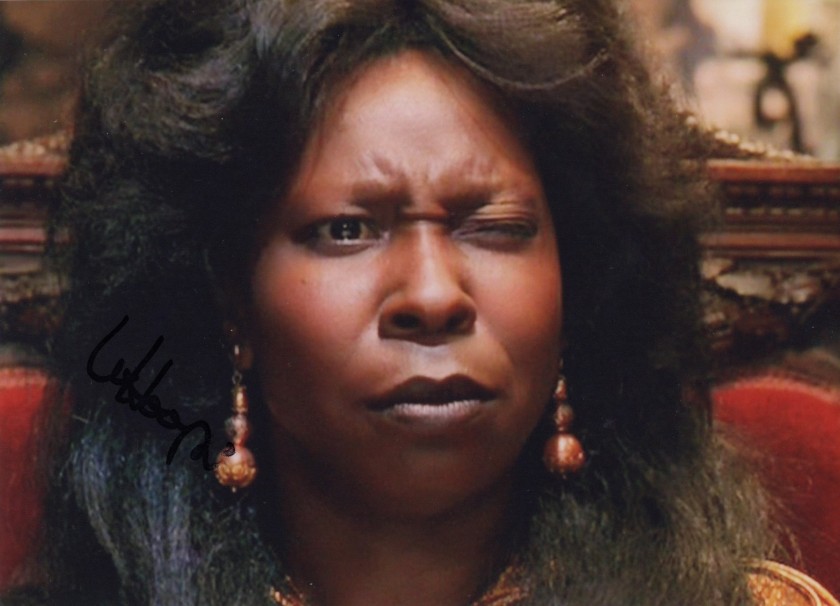 Photograph Signed by Whoopi Goldberg