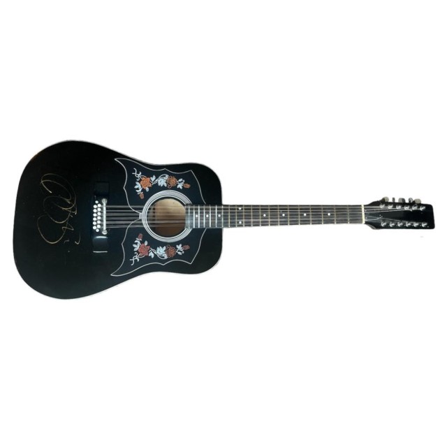 Jon Bon Jovi Signed 12 String Acoustic Guitar