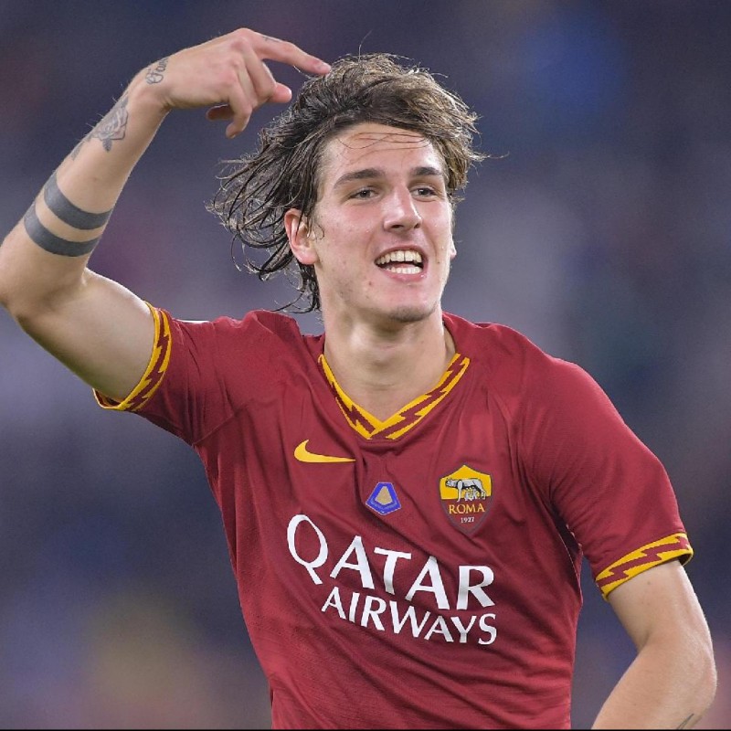 Zaniolo's Official Roma Signed Match Shirt, 2019/20 