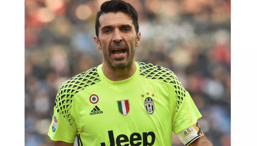 Buffon's Match-Issued Captain Armband, Sassuolo-Juventus 2016/17