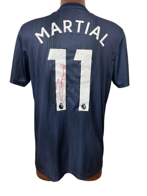 Martial's Manchester United Official Signed Shirt, 2018/19