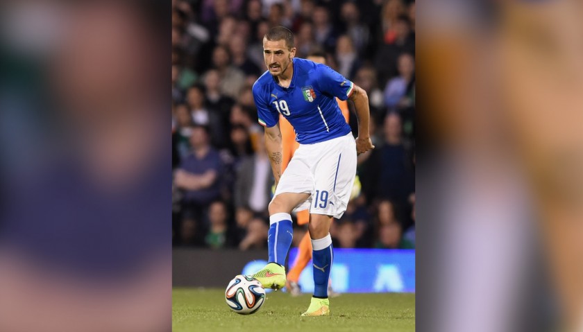 Bonucci's Italy Signed Match Shorts, 2014 