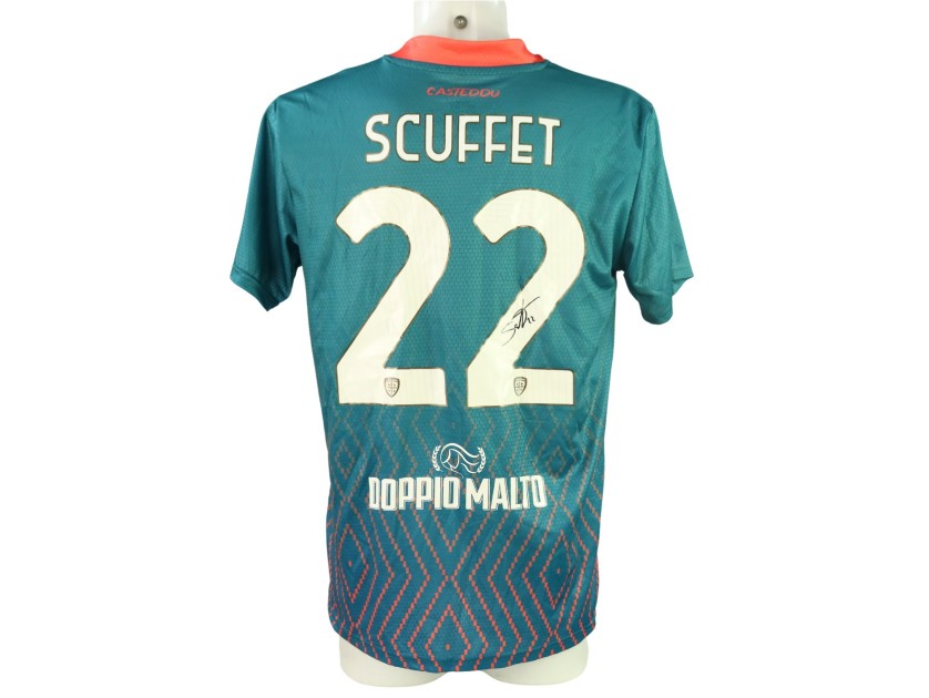 Maglia Scuffet Unwashed, Lecce vs Cagliari 2024 - Autografata