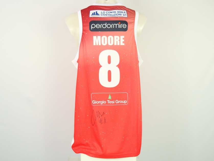 Moore's Signed Unwashed Kit, Vanoli Basket Cremona vs Estra Pistoia 2024