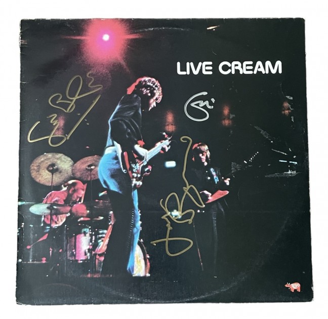 Cream Signed Live Cream Vinyl LP