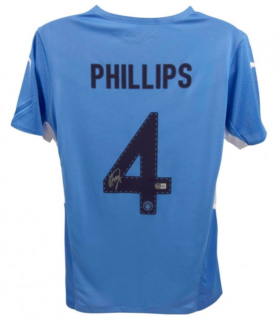 Kalvin Phillips Signed Manchester City Home Shirt