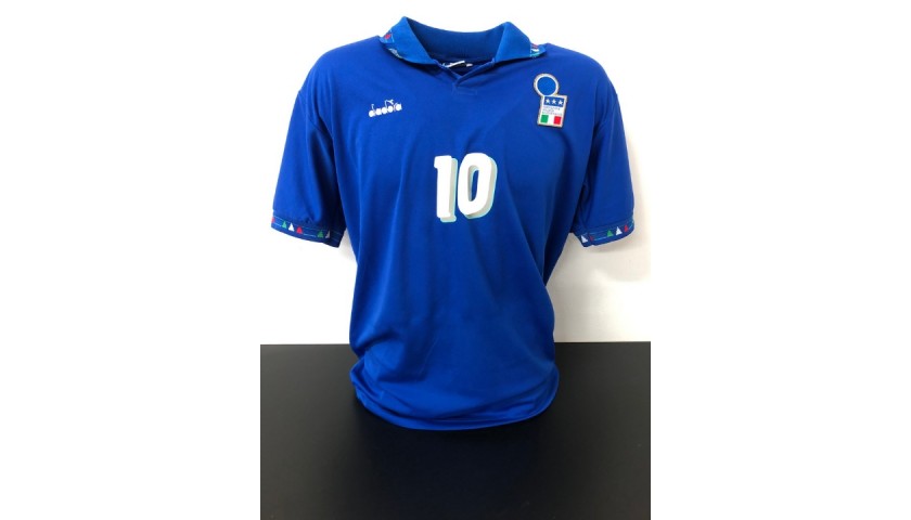 1994 World Cup Italy blue Prince Baggio Jersey 94 Baggio shirt