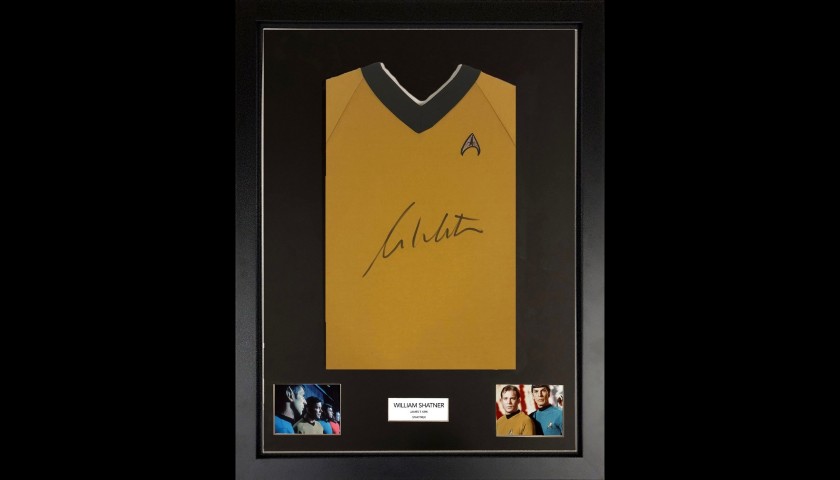 William Shatner Star Trek Framed Uniform