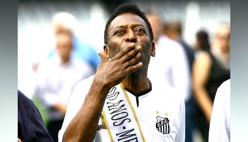 Official Santos Shirt, 2004 - Signed by Pele