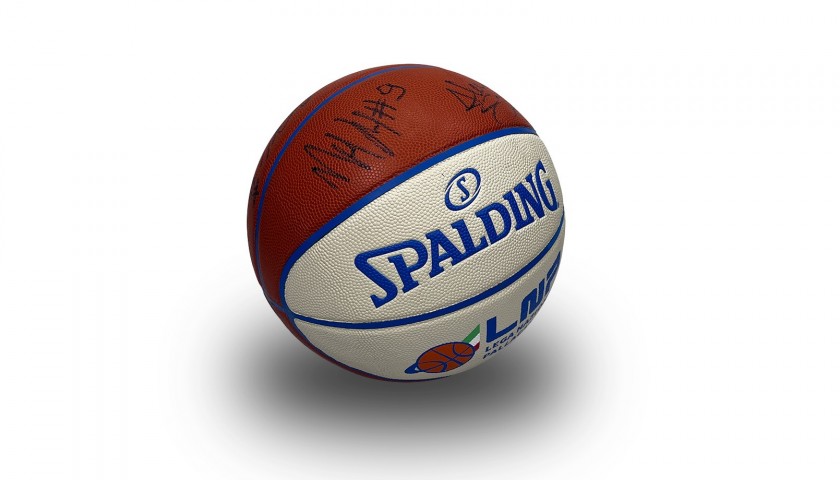 Official LNP Basketball, 2021/22 - Signed by the Players of WithU Bergamo Basket 2014