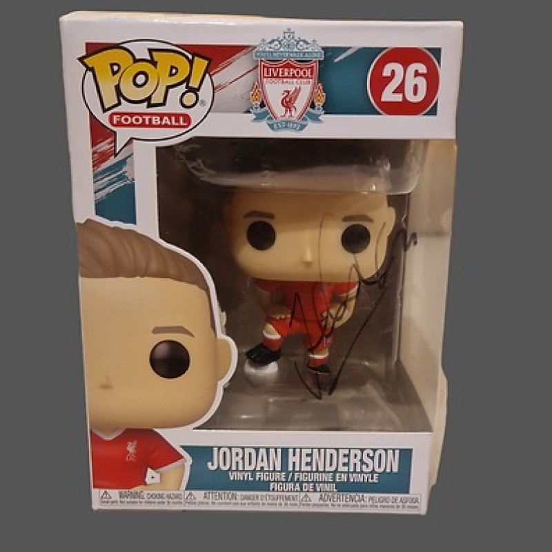 Jordan Henderson's Liverpool Signed Funko Pop Figure 