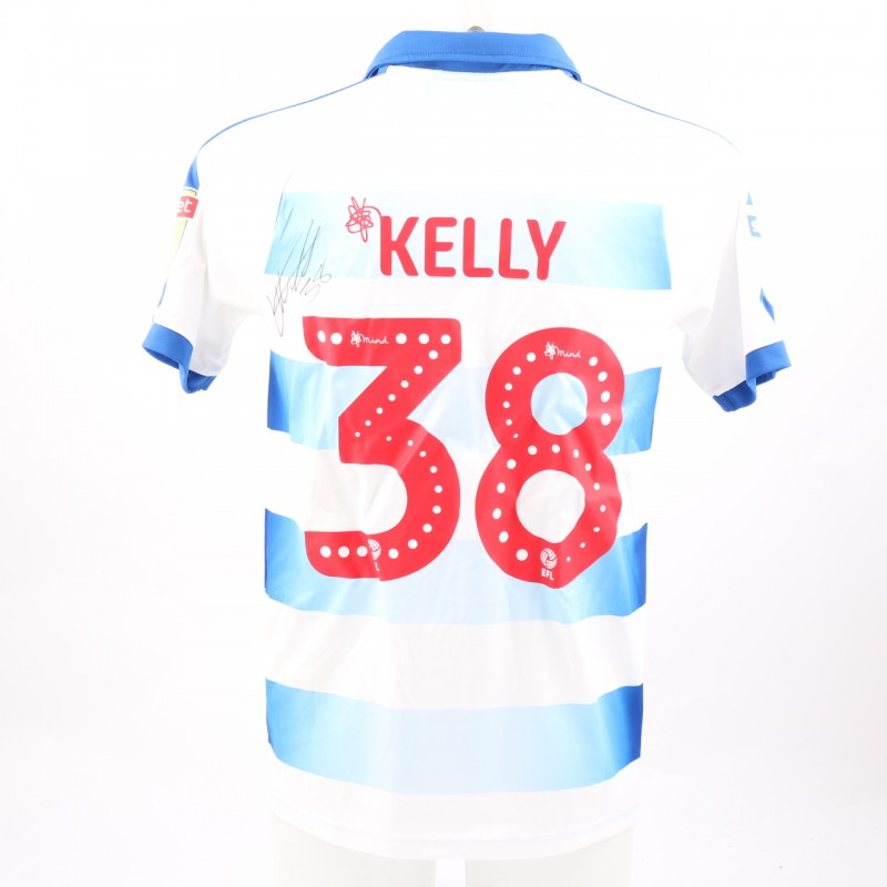 Kelly's Match-Worn Reading FC Signed Poppy Home Shirt 