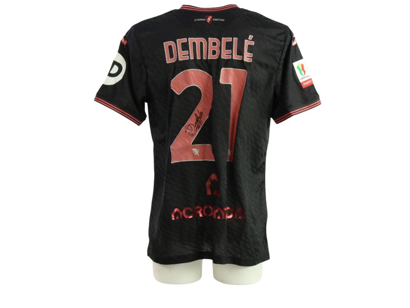 Dembélé's Signed Unwashed Shirt, Roma vs Torino Italian Cup 2026
