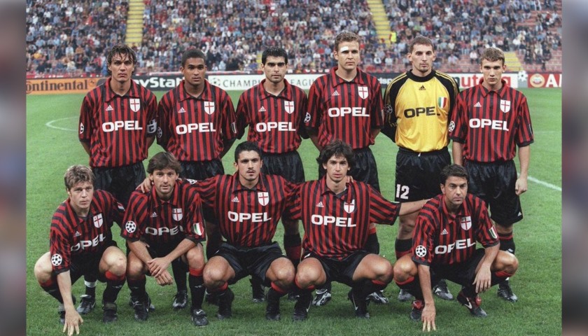 Ayala's Milan Centenary Signed Match Shirt, 1999/00 