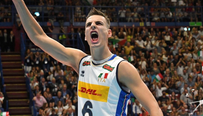 Giannelli's Official Italy Volleyball Signed Shirt, 2018