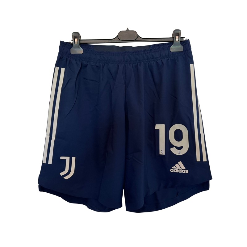 Bonucci's Juventus Match-Issued Shorts, 2020/21