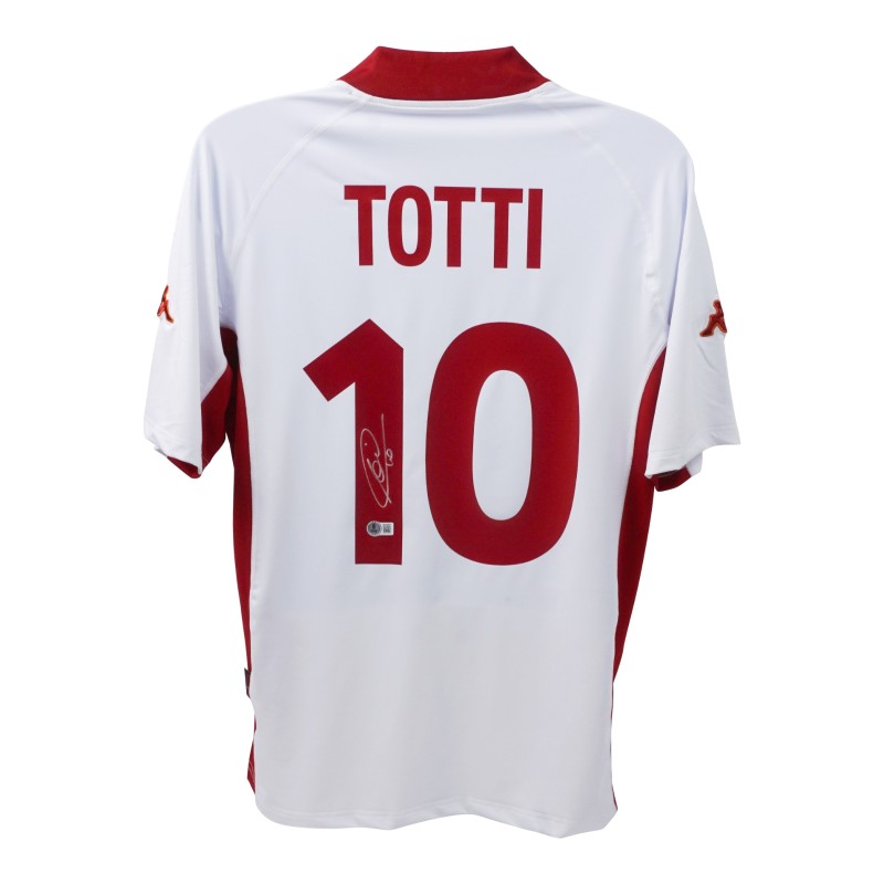 Replica della maglia dell'AS Roma firmata da Francesco Totti