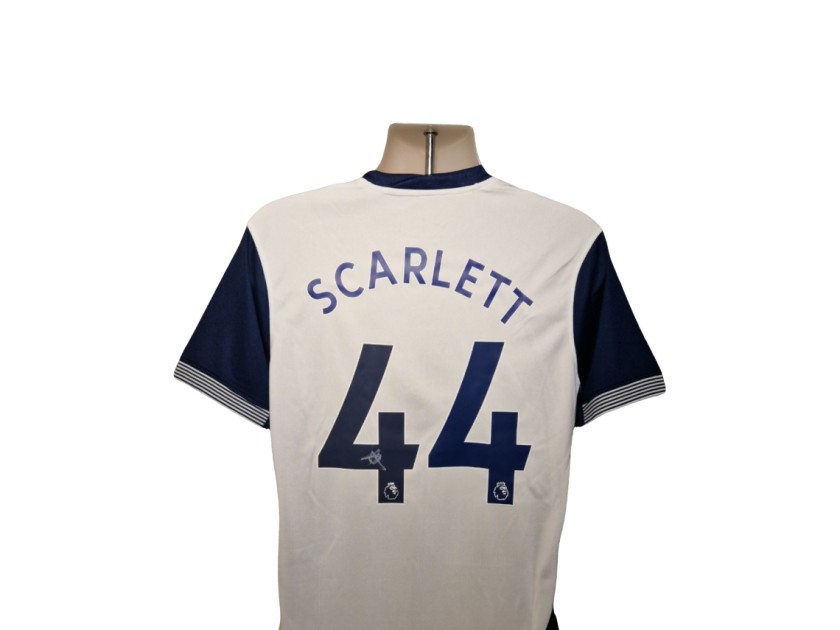 Dane Scarlett ha firmato la maglia da calcio home del Tottenham Hotspur 2024-25