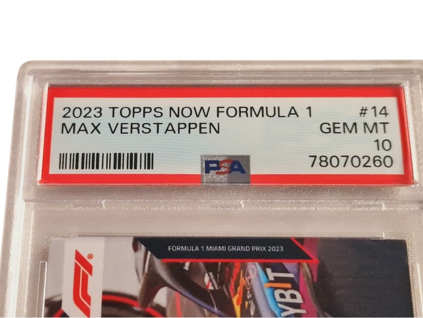 Max Verstappen Topps Now Formula 1 Card 2023 - CharityStars