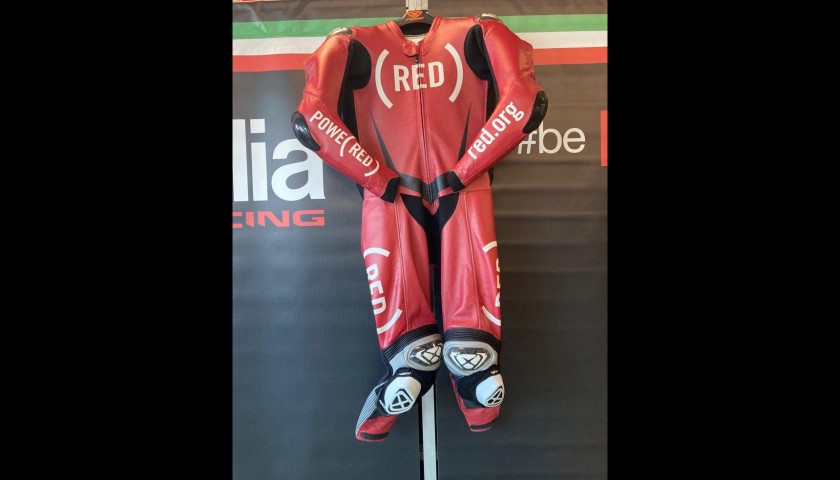 Aleix Espargarò's (RED) Race Suit Issued for Valencia Moto GP 2020