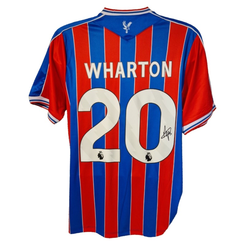 Adam Wharton Signed Crystal Palace 2025-26 Home Football shirt