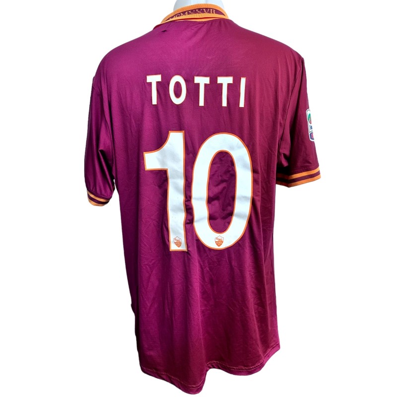 Totti's Roma Match-Issued Shirt, 2013/14