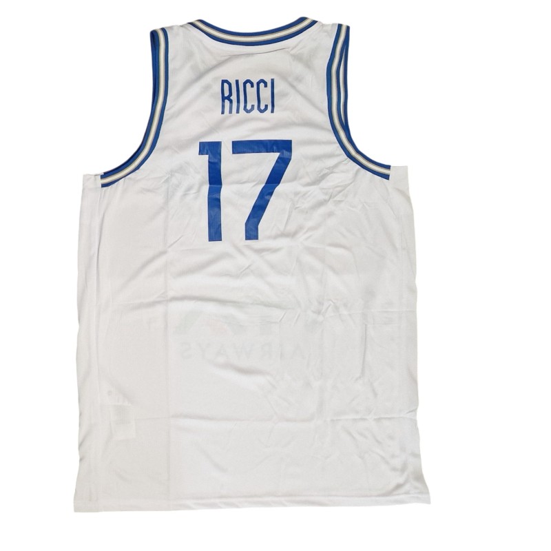 Giampaolo Ricci's Italia Basket Match-Issued Jersey