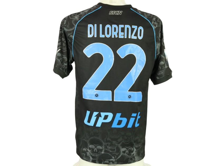 Di Lorenzo's Napoli Match-Issued Shirt, 2023/24