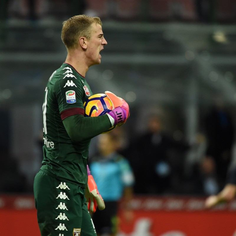 Hart Match Worn Gloves, Serie A 2016/17 - Signed