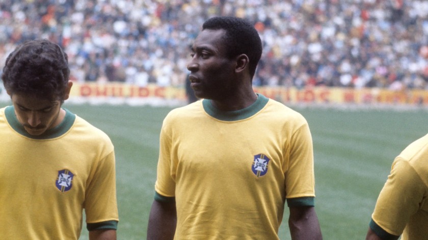 Pele Official Brazil Signed Shirt