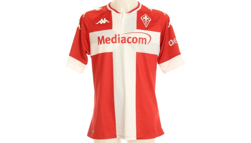 Vlahovic's Fiorentina Signed Match Shirt, 2020/21 - CharityStars