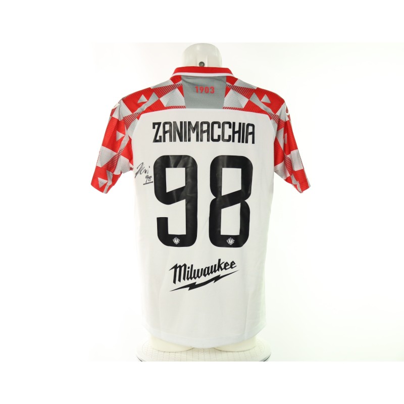 Zanimacchia's Salernitana vs Cremonese Signed Unwashed Shirt, 2025