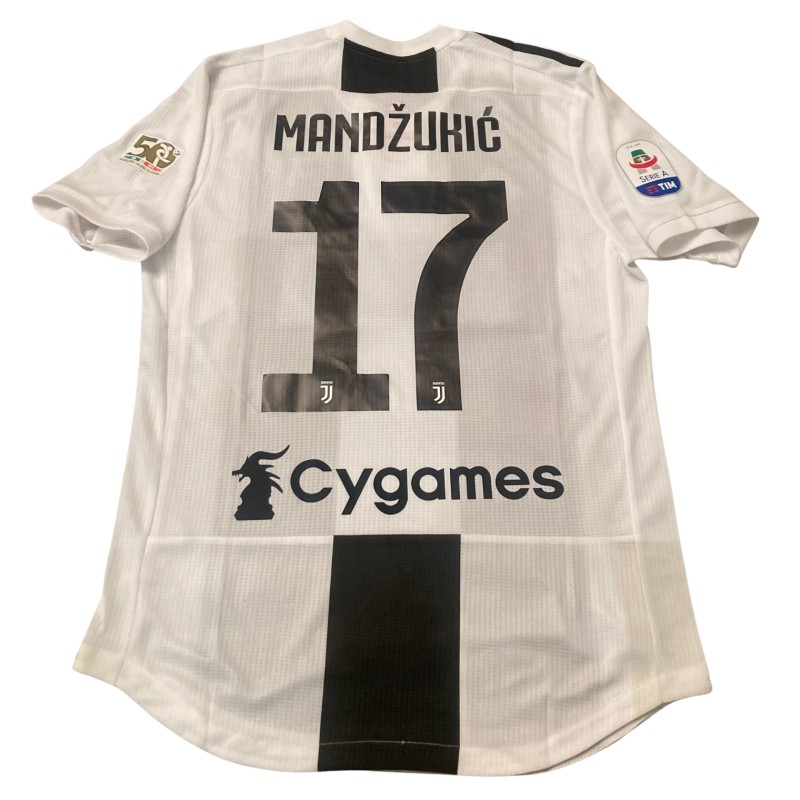 Mandzukic's Juventus Match-Issued Shirt, 2018/19