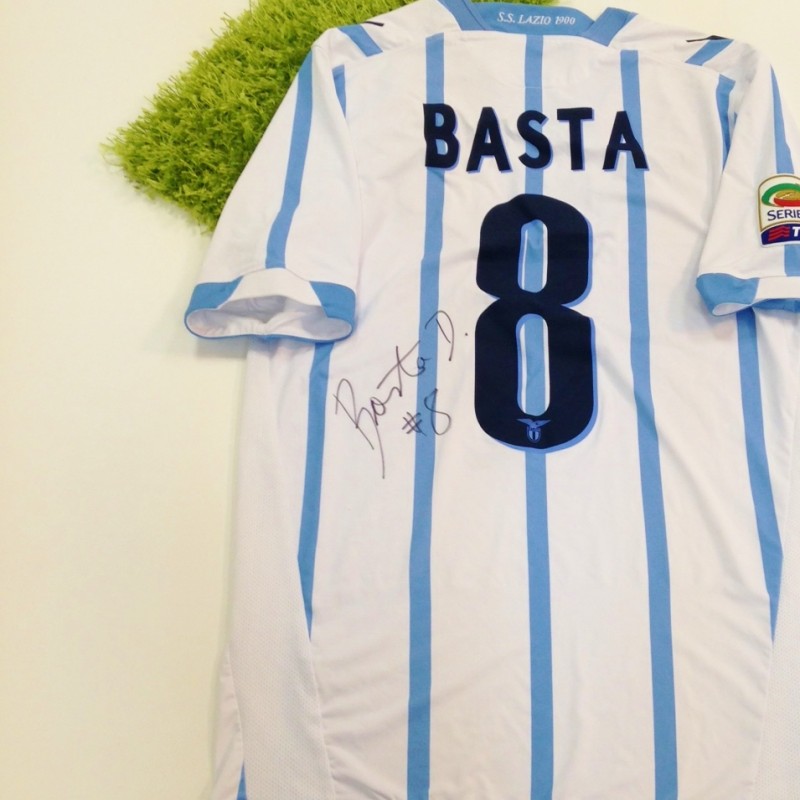 Maglia Basta indossata, Chievo Verona-Lazio Serie A 2014/2015 - firmata