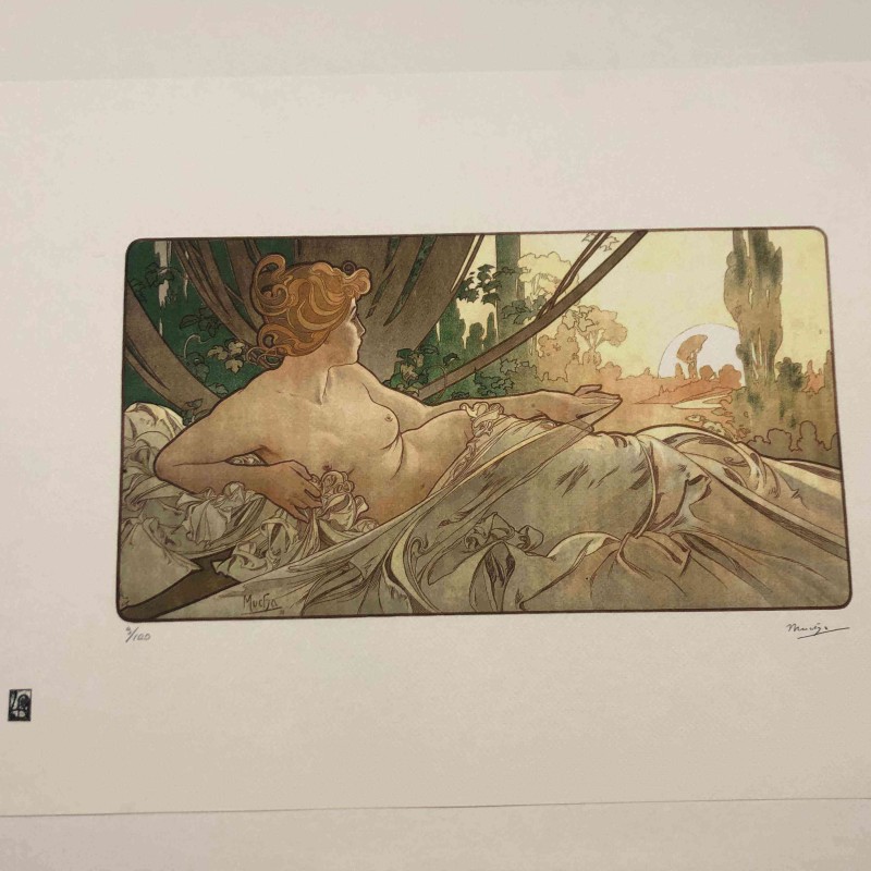 Offset lithography by Alphonse Mucha (replica)