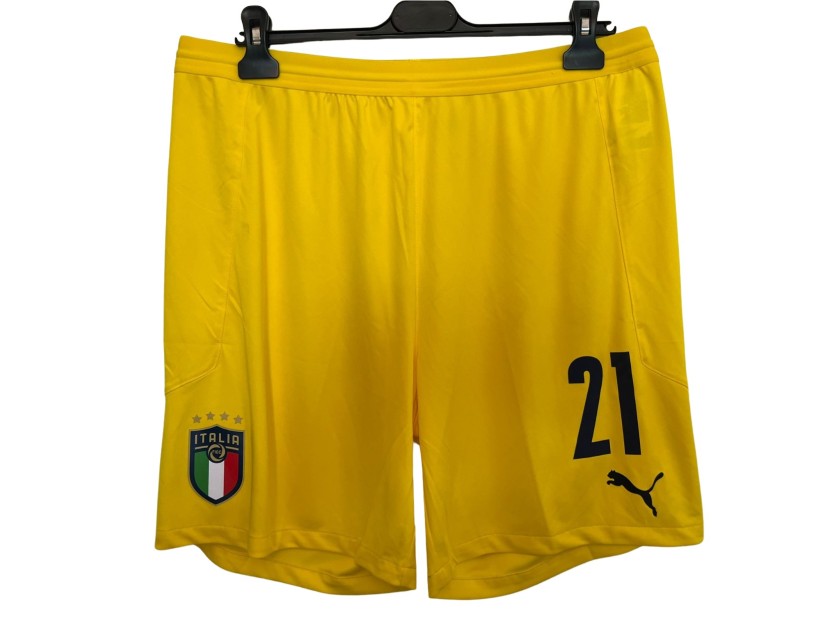 Donnarumma's Italy Match-Issued Shirt, 2019/20