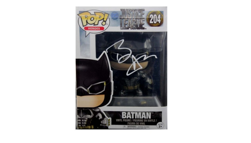 Ben Affleck Signed Funko Pop! Justice League Batman Figure